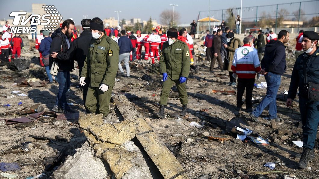 一架烏克蘭客機去年1月遭擊落。（圖／達志影像路透社）