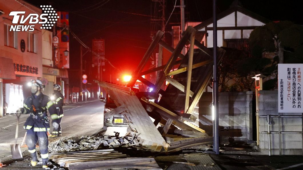 13日福島縣外海地震，已確認出現首名死者。（圖／達志影像路透社）