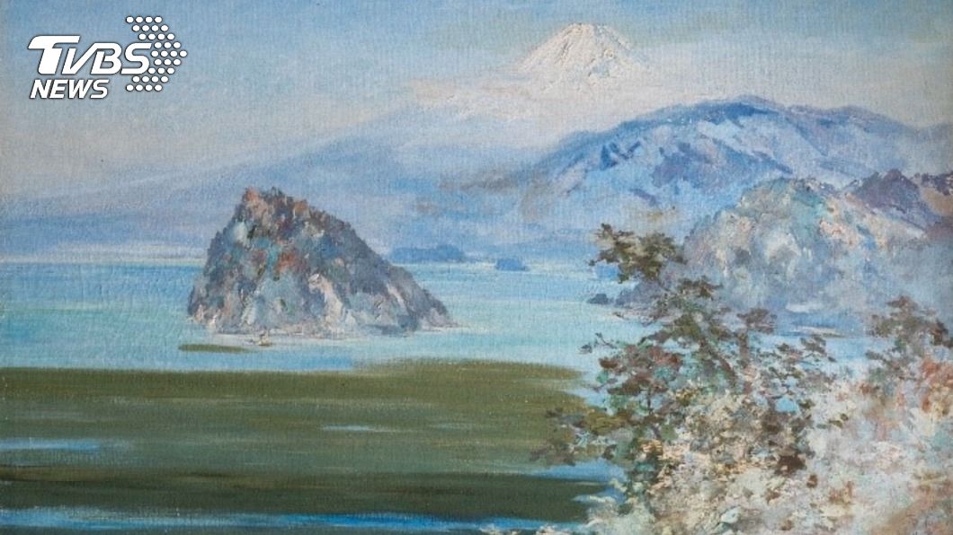 新竹市政府發現國小內有2幅疑日籍畫家石川欽一郎落款的畫作。（圖／中央社）