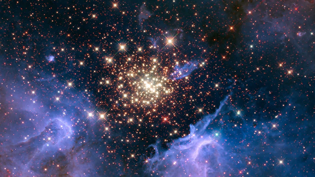 12月3日Nebula and-Star Cluster NGC 3603。（圖／翻攝自NASA）