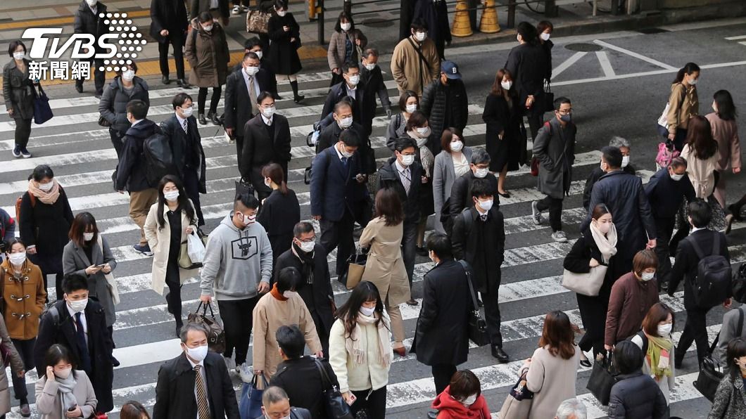 日本東京都等首都圈實施緊急事態宣言。（圖／達志影像美聯社）