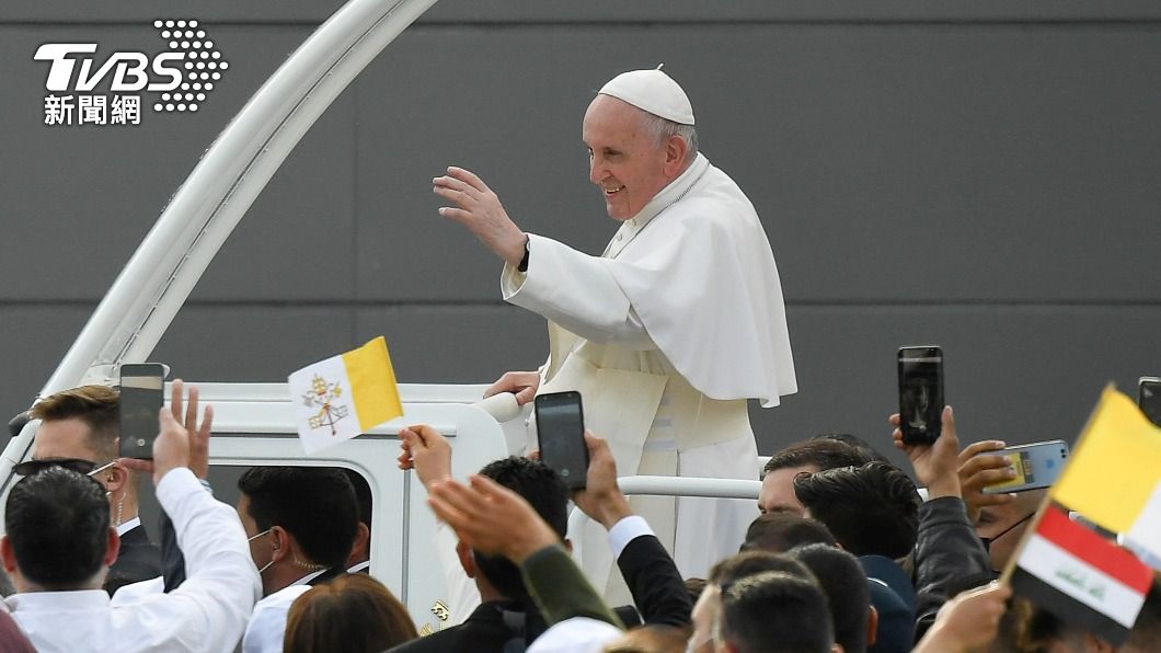 天主教教宗方濟各（Pope Francis）伊拉克之旅，於今（8）日結束。（圖／達志影像路透社）