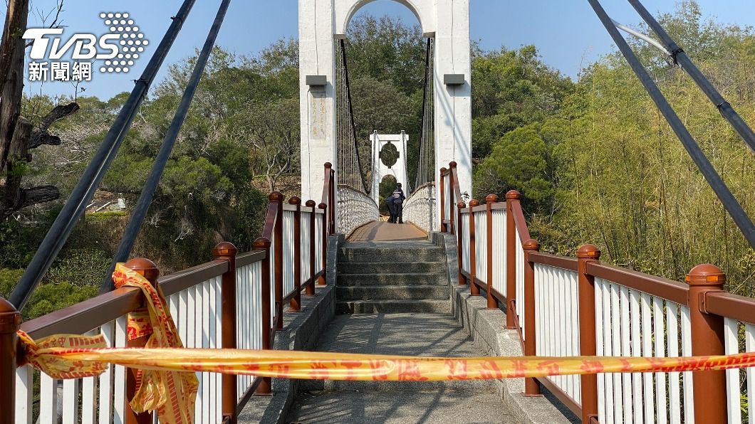 彰化華陽吊橋屢傳命案，使附近住戶議論紛紛。（圖／TVBS）