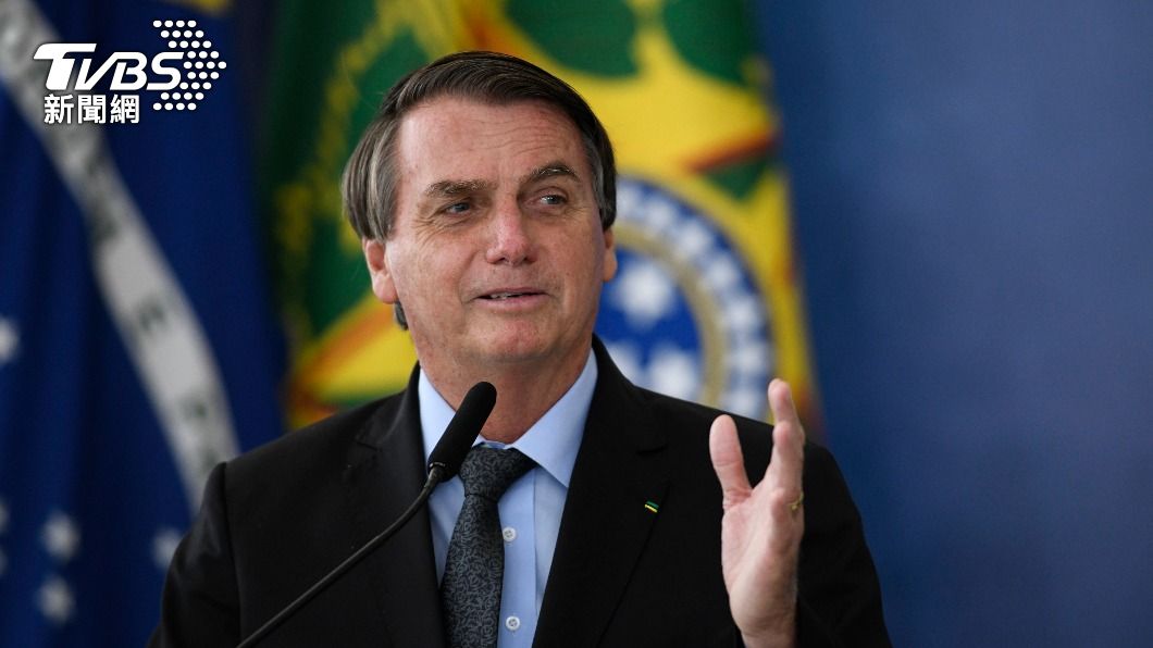 巴西總統波索納洛。（圖／達志影像美聯社）