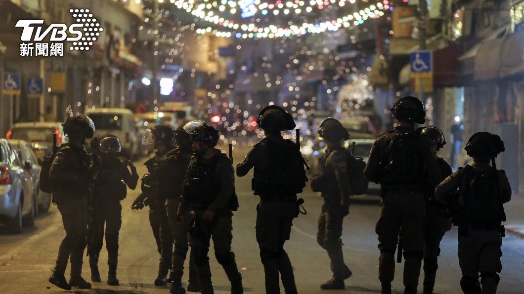 東耶路撒今（24）日凌晨爆發警民衝突事件。（圖／達志影像路透社）