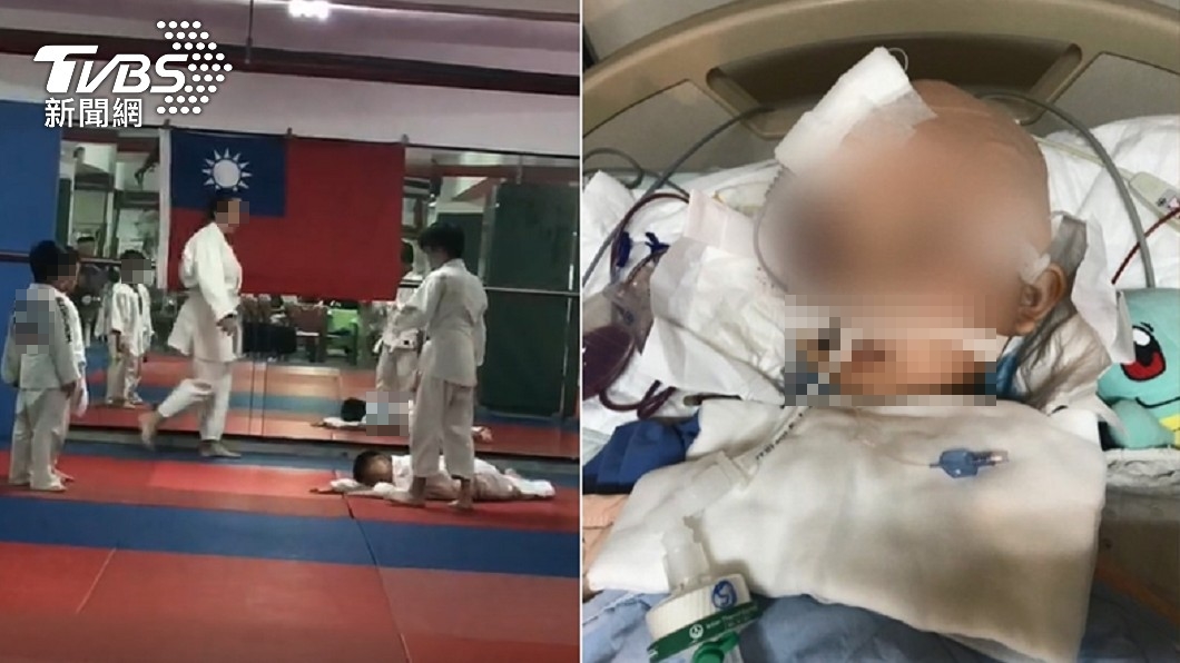 7歲男童學柔道遭教練重摔腦死。（圖／TVBS）