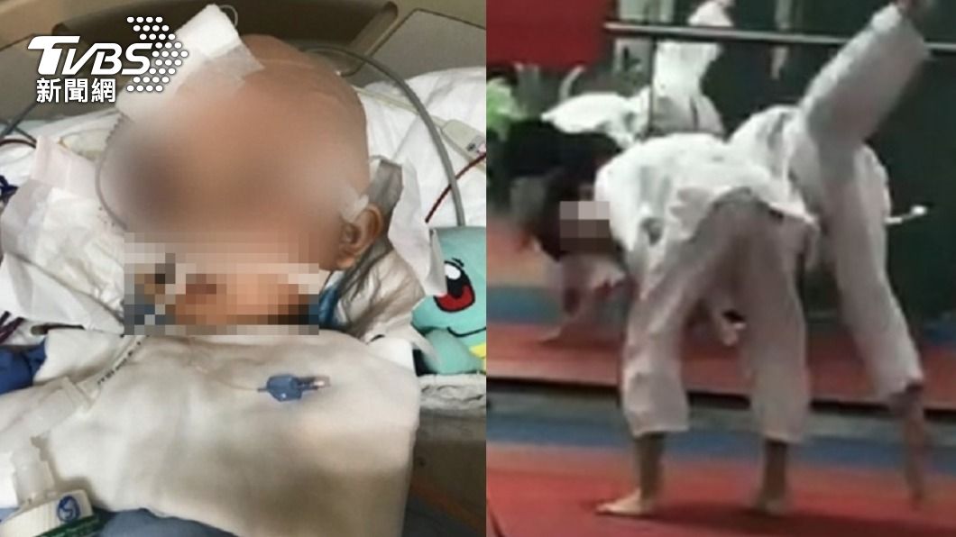 台中一名男童上柔道課被教練重摔，住院70天後不治。（圖／TVBS資料畫面）