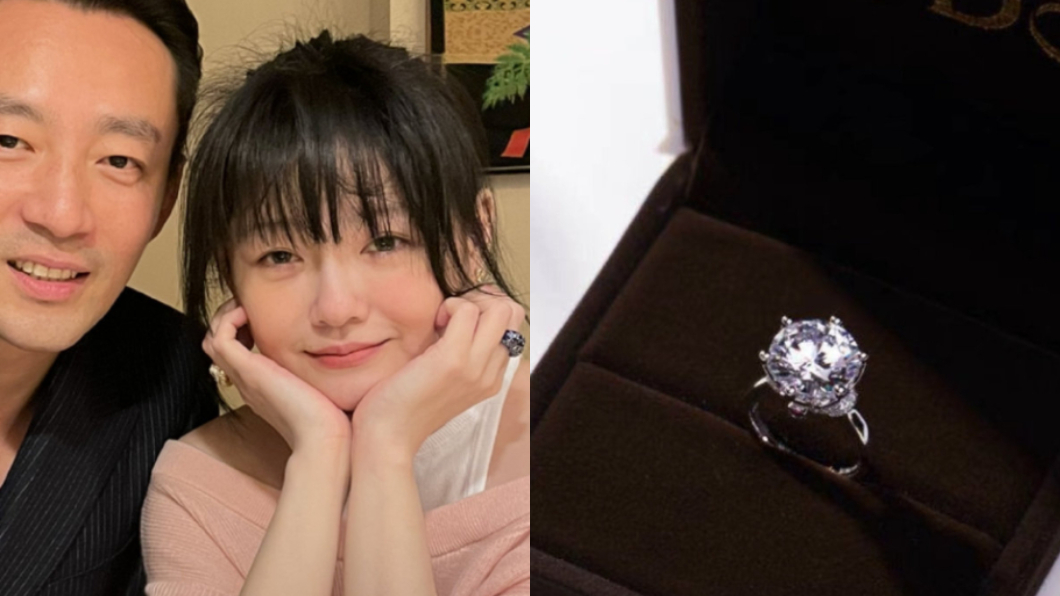 汪小菲送大S的鑽戒被起底是男方前任代言的品牌。（圖／翻攝自汪小菲微博）