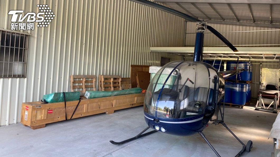 南投名間鄉1名男子長年違法飛行私人直升機。（圖／中央社）