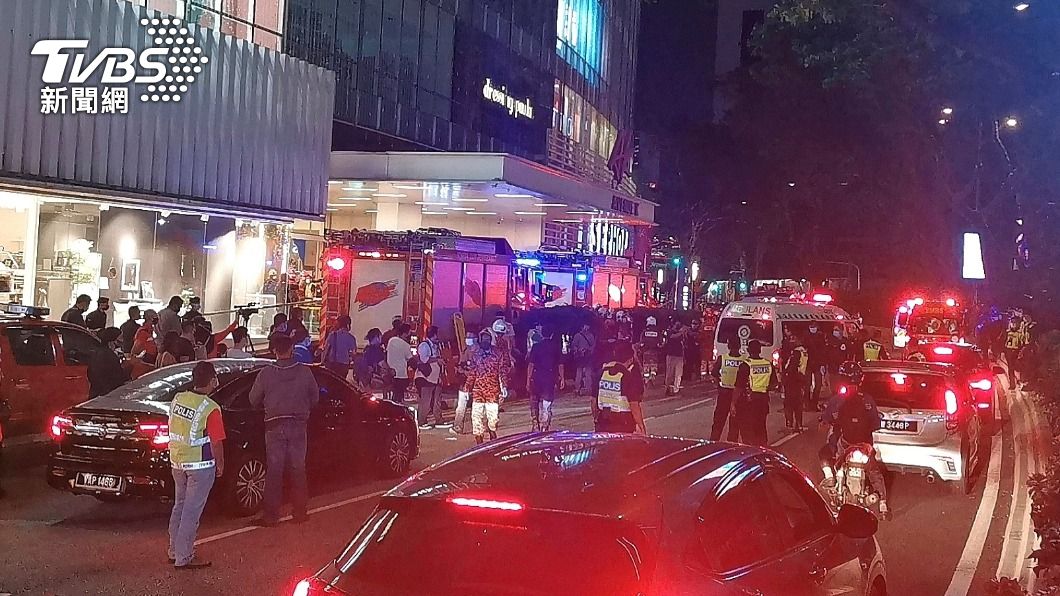 馬來西亞吉隆坡24日發生輕軌交通事故。（圖／達志影像美聯社） 馬來西亞吉隆坡2輕軌列車相撞　47人重傷