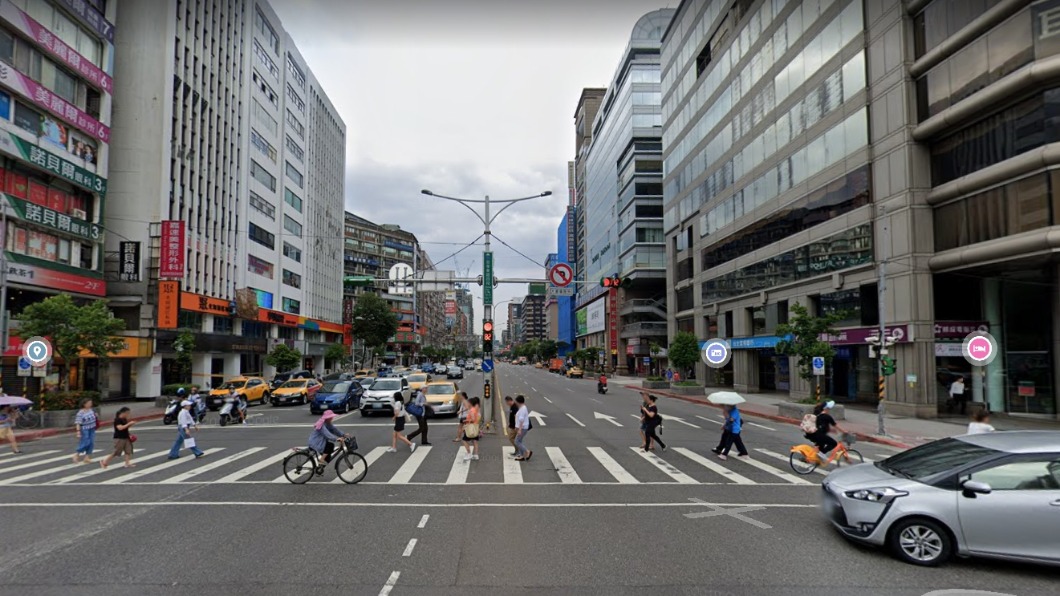台北市大安區加上境外移入個案，確診數已超越文山區。（圖／翻攝自google街景）