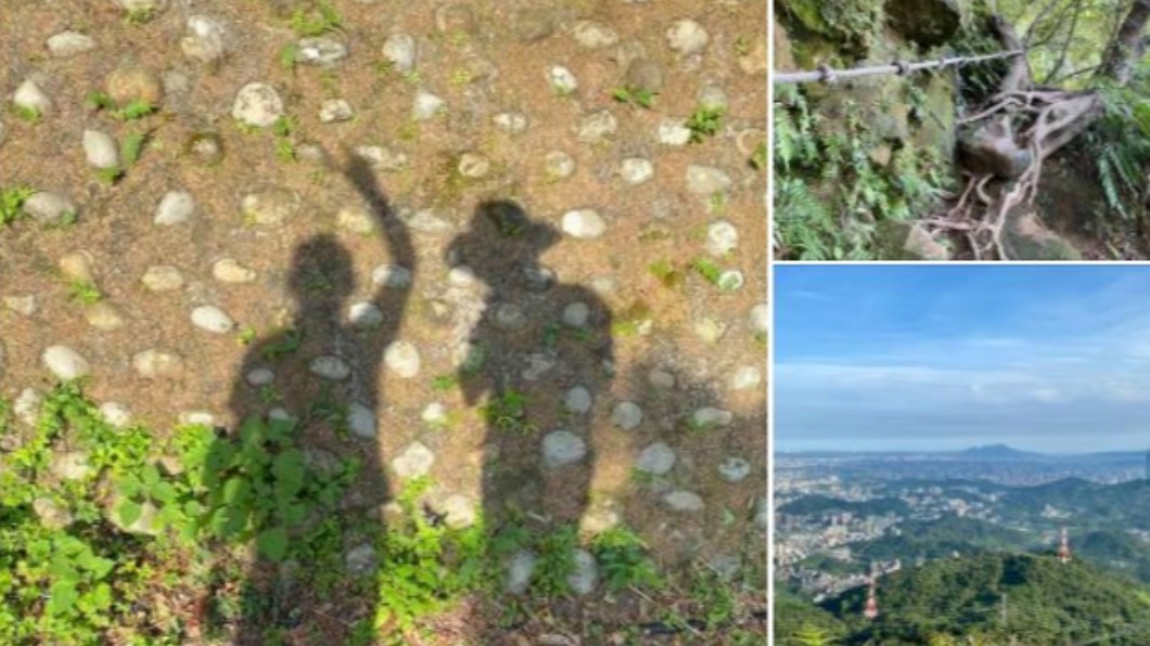 氣象局長鄭明典今天在臉書發表與女兒同登猴山岳的照片，引發網友論戰。（圖／翻攝自鄭明典臉書）