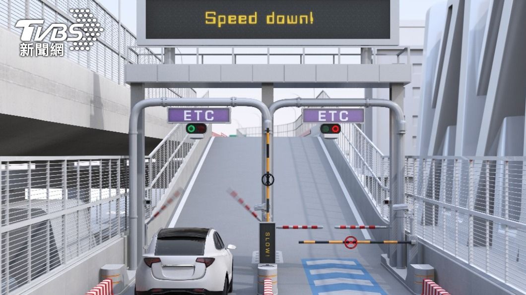 日本通往高速公路的ETC匝道。（示意圖／shutterstock 達志影像）