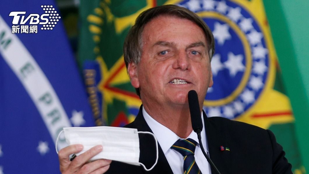 巴西總統波索納洛。（圖／達志影像路透社）