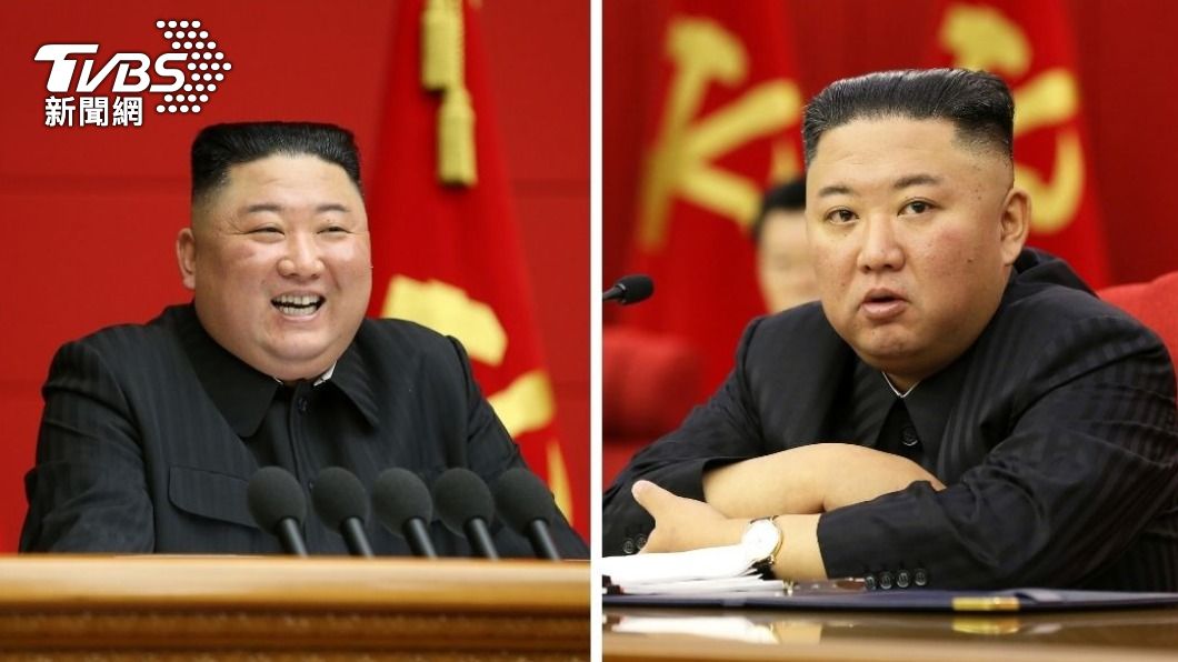 金正恩在今年3月（左）及6月（右）公開露面照片對比，明顯消瘦許多。（圖／達志影像路透社）