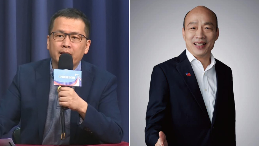 台北市議員羅智強、前高雄市長韓國瑜。（圖／翻攝自韓國瑜臉書、TVBS）