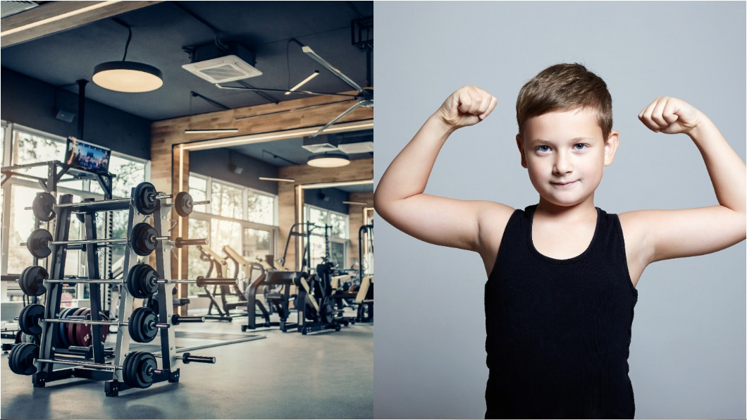 微解封健身房開放，幼兒園卻停課，網友詢問是否可請健身房幫忙顧小孩。（圖／Shutterstock達志影像）