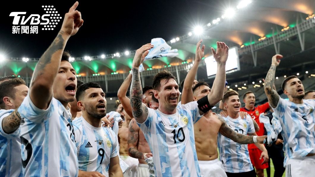 阿根廷國家隊獲得美洲盃足球賽的冠軍。（圖／達志影像路透社）