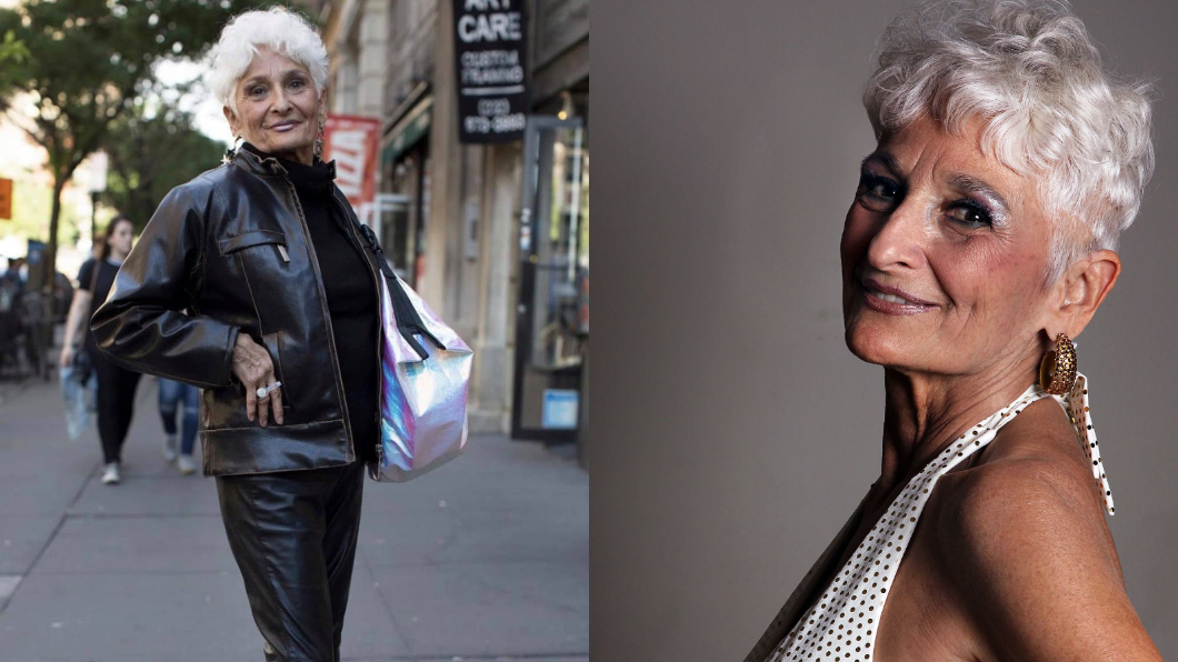 紐約一名85歲奶奶雷翠吉，過去曾為一名舞蹈家。（圖／翻攝自Hattie Retroage Facebook)