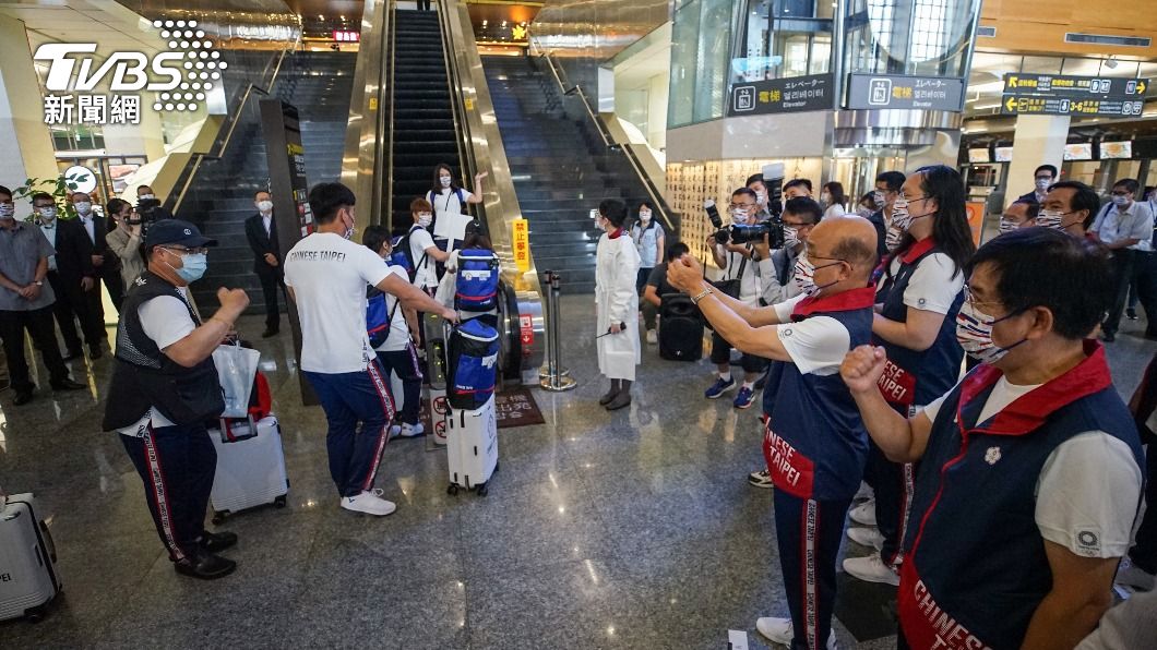 中華隊下午將搭乘華航東京奧運專機前往日本。（圖／中央社）