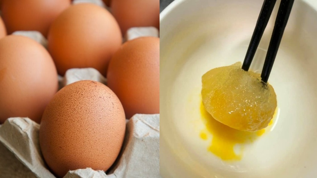 雞蛋放置在冰箱冷藏，取出發現變成冰塊。（合成圖／shutterstock達志影像、翻攝自「爆廢公社公開版」） 破殼掉「冰塊蛋」能吃嗎？　內行秒解：這樣煎超可愛