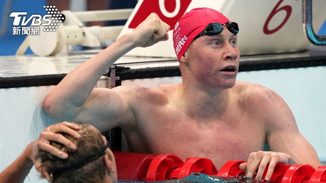 英國21歲泳將杜恩。（圖／達志影像美聯社）