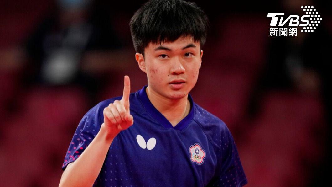 台灣桌球男選手林昀儒。（圖／達志影像美聯社）