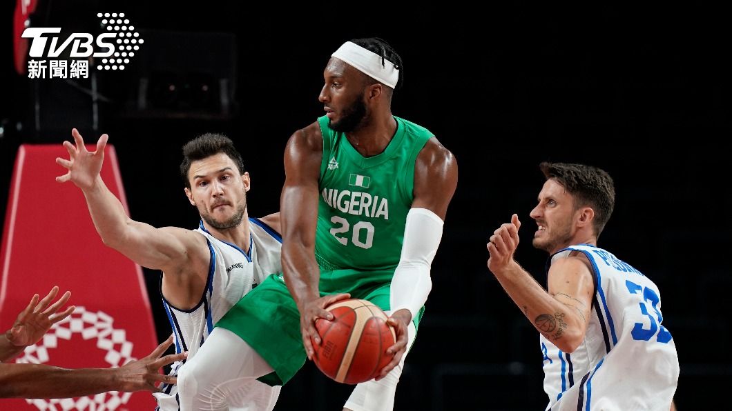 東京奧運會奧運男籃小組賽最後1場，奈及利亞以71-80不敵義大利。（圖／達志影像美聯社）