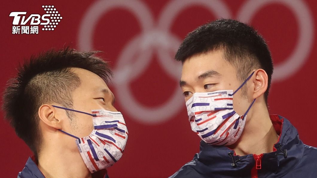 「麟洋配」王齊麟與李洋第1次參加奧運就拿下金牌。（圖／中央社）