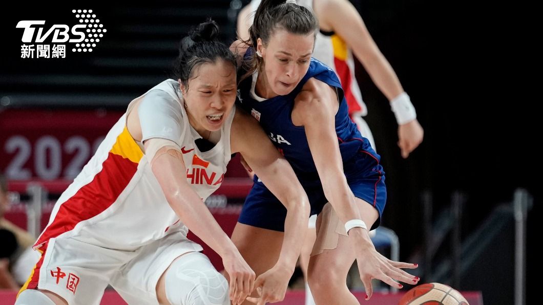 東奧女籃8強賽，中國隊輸給塞爾維亞隊。（圖／達志影像美聯社）