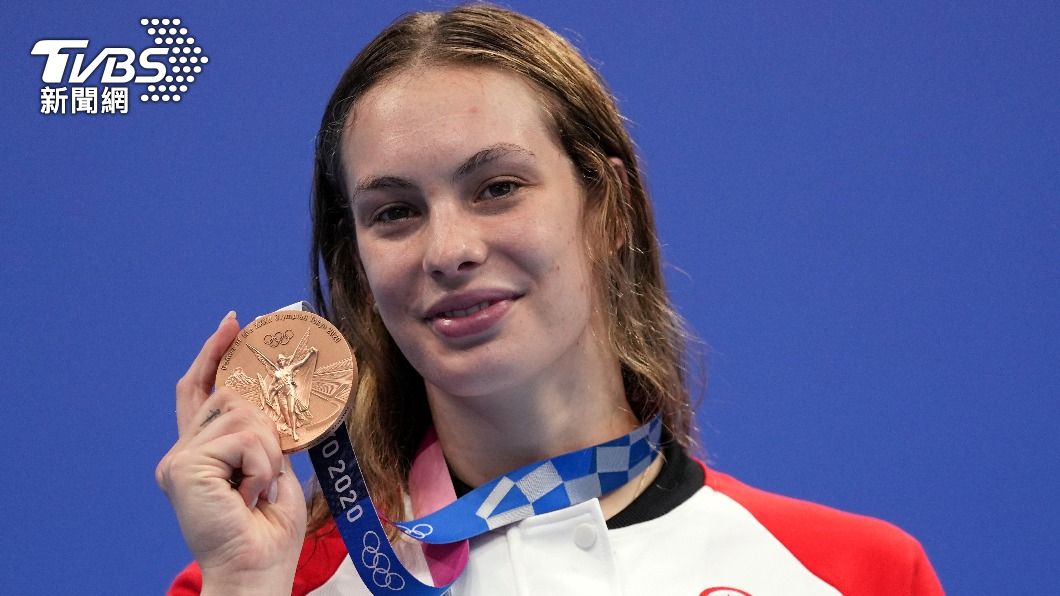 加拿大女泳將奧萊西亞克（Penny Oleksiak）。（圖／達志影像美聯社）