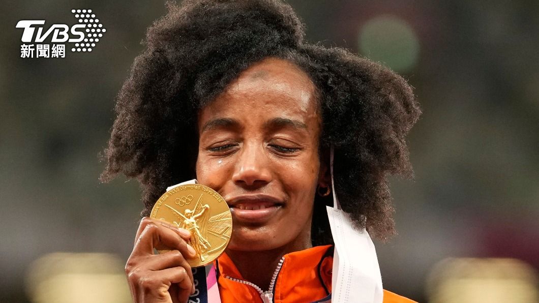 荷蘭長跑名將哈山奪東奧田徑女子1萬公尺金牌。（圖／達志影像美聯社）