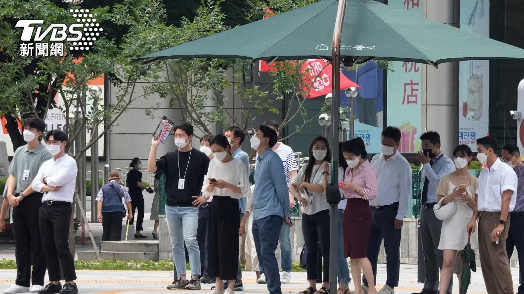 韓國首都圈的四級警戒延長2週。（圖／達志影像美聯社）