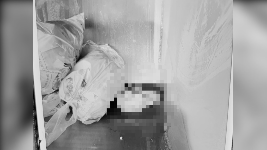 新北市新莊一輛垃圾車內發現棄嬰屍體。（圖／民眾提供）