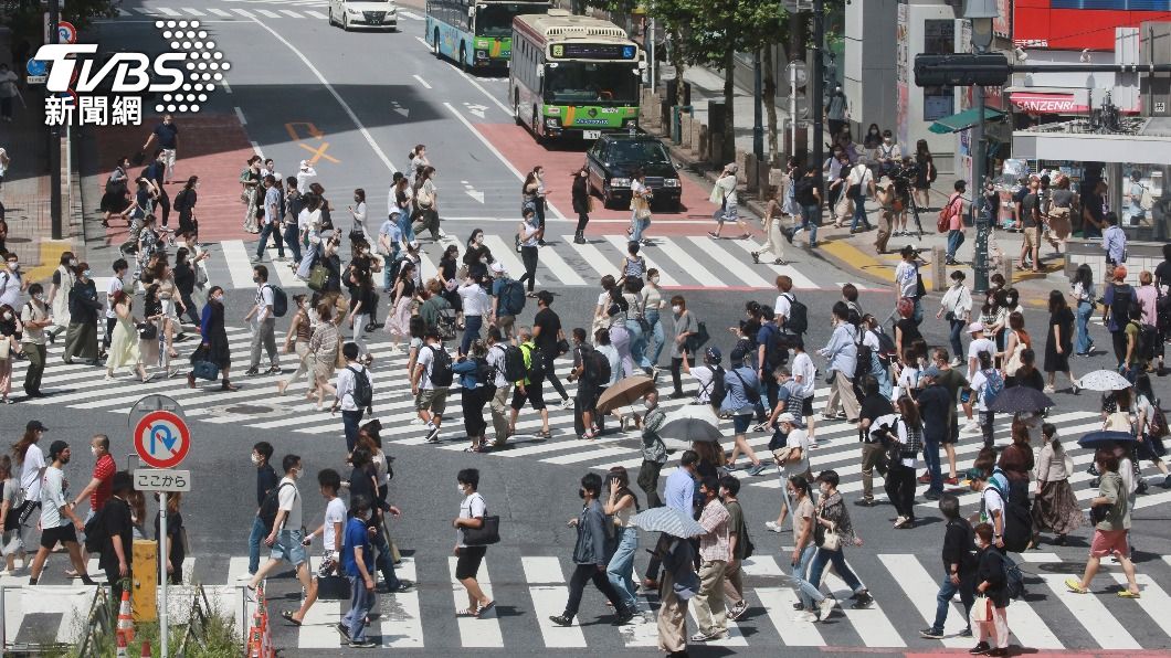 日本東京確診創新高。（圖／達志影像美聯社）