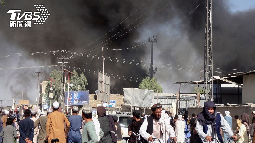 塔利班快速攻占阿富汗多座城市。（圖／達志影像美聯社）
