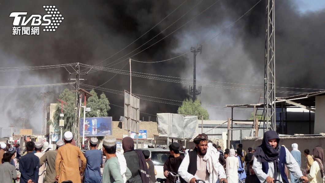 阿富汗民兵組織塔利班大舉攻城掠地。（圖／達志影像美聯社）
