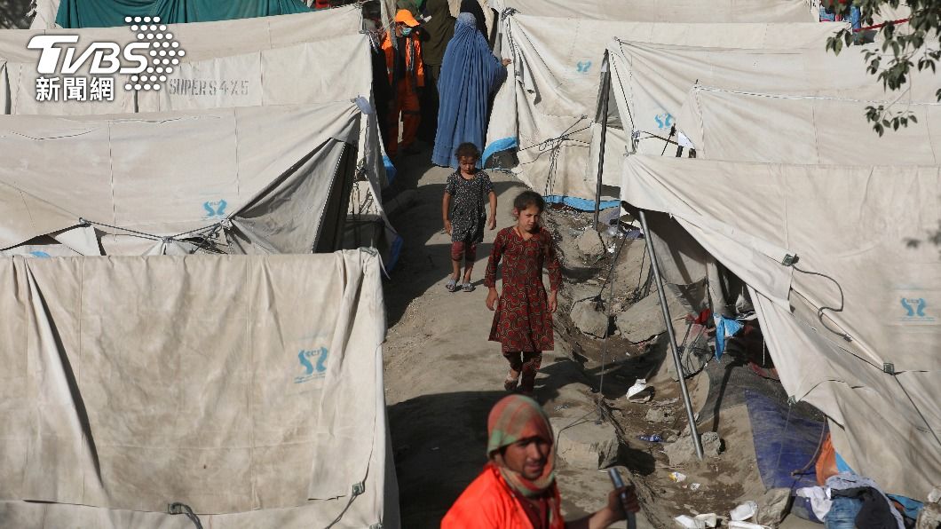 不少阿富汗難民流離失所。（圖／達志影像美聯社）