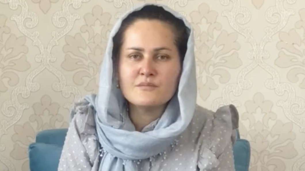 阿富汗女導演卡里米（ Sahraa Karimi）。（圖／翻攝自@sahraakarimi推特）