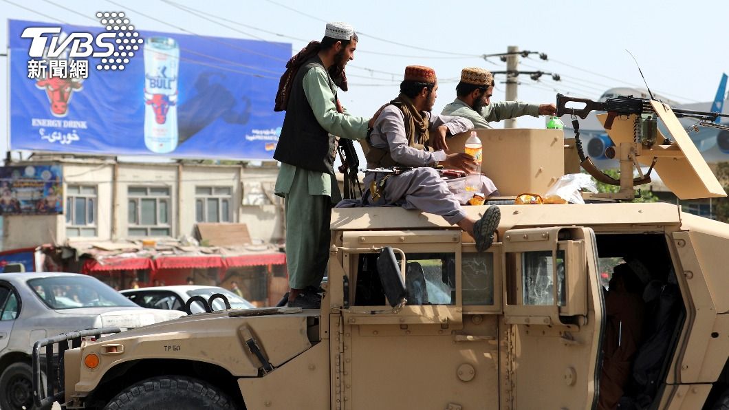 民兵組織塔利班奪占阿富汗。（圖／達志影像美聯社）