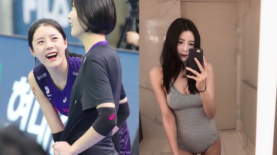 南韓雙胞胎姊妹花曾被譽為「排球女神」。（圖／翻攝自@davely_____j IG）