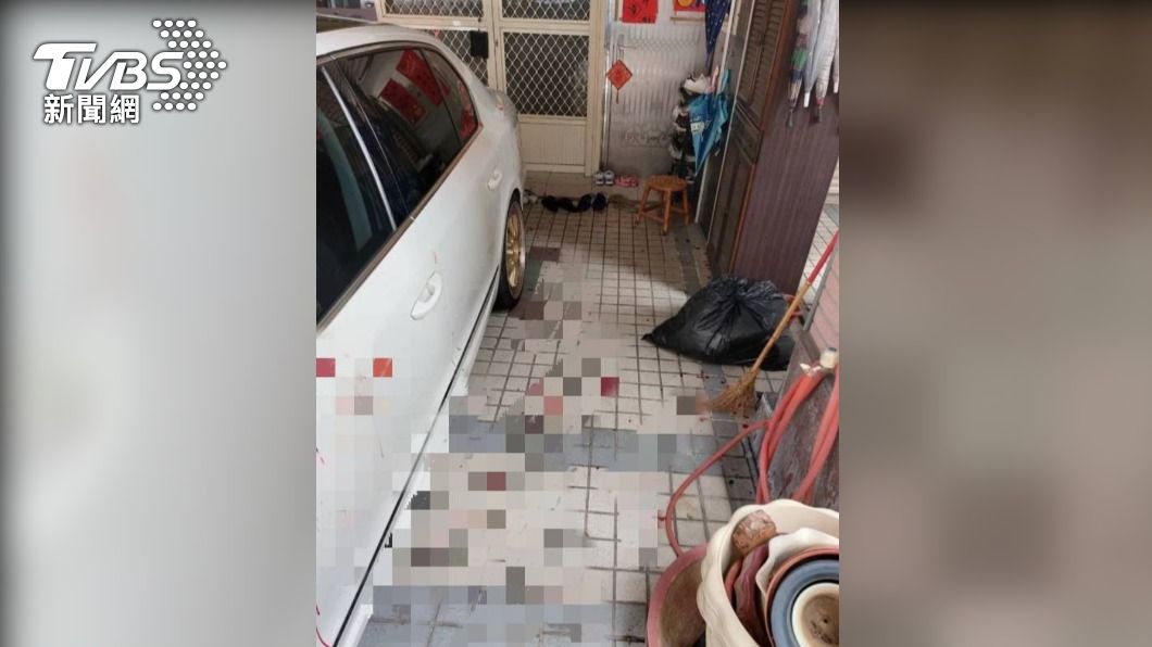 台中市大里區塗城路一家自助餐店，今日中午發生一起兇殺案。（圖／民眾提供）