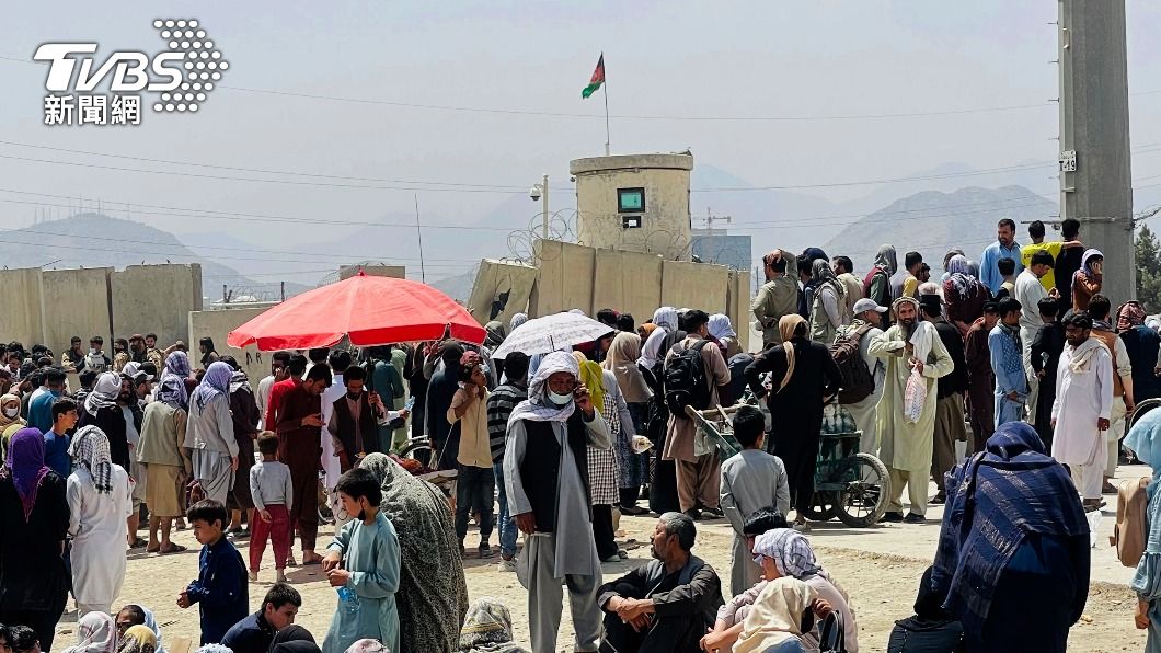 阿富汗首都喀布爾遭塔利班攻占。（圖／達志影像美聯社）