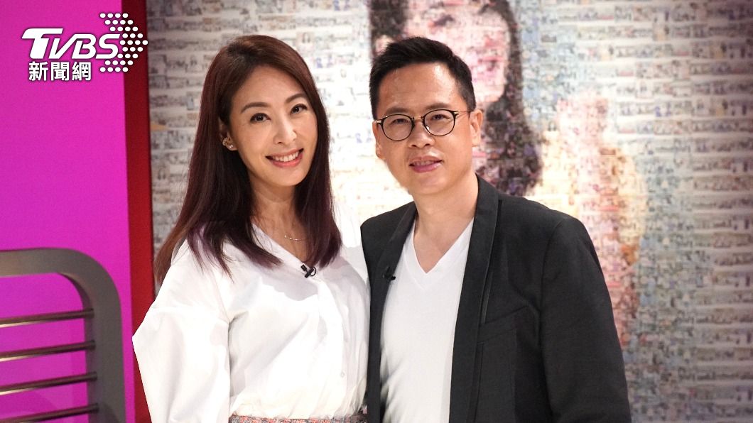 賈永婕與老公王兆杰登上TVBS《看板人物》。（圖／TVBS）