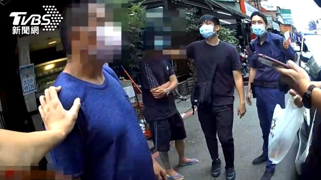 王姓嫌犯行搶後3小時遭警方逮捕。（圖／TVBS）