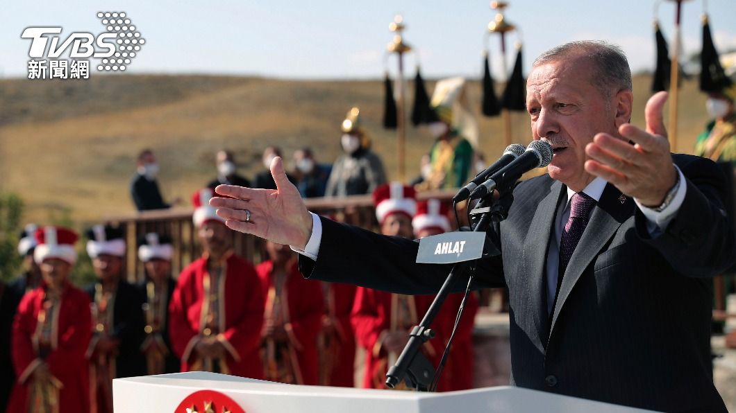 土耳其總統艾爾段證實塔利班要求土耳其協助機場維安。（圖／達志影像美聯社）
