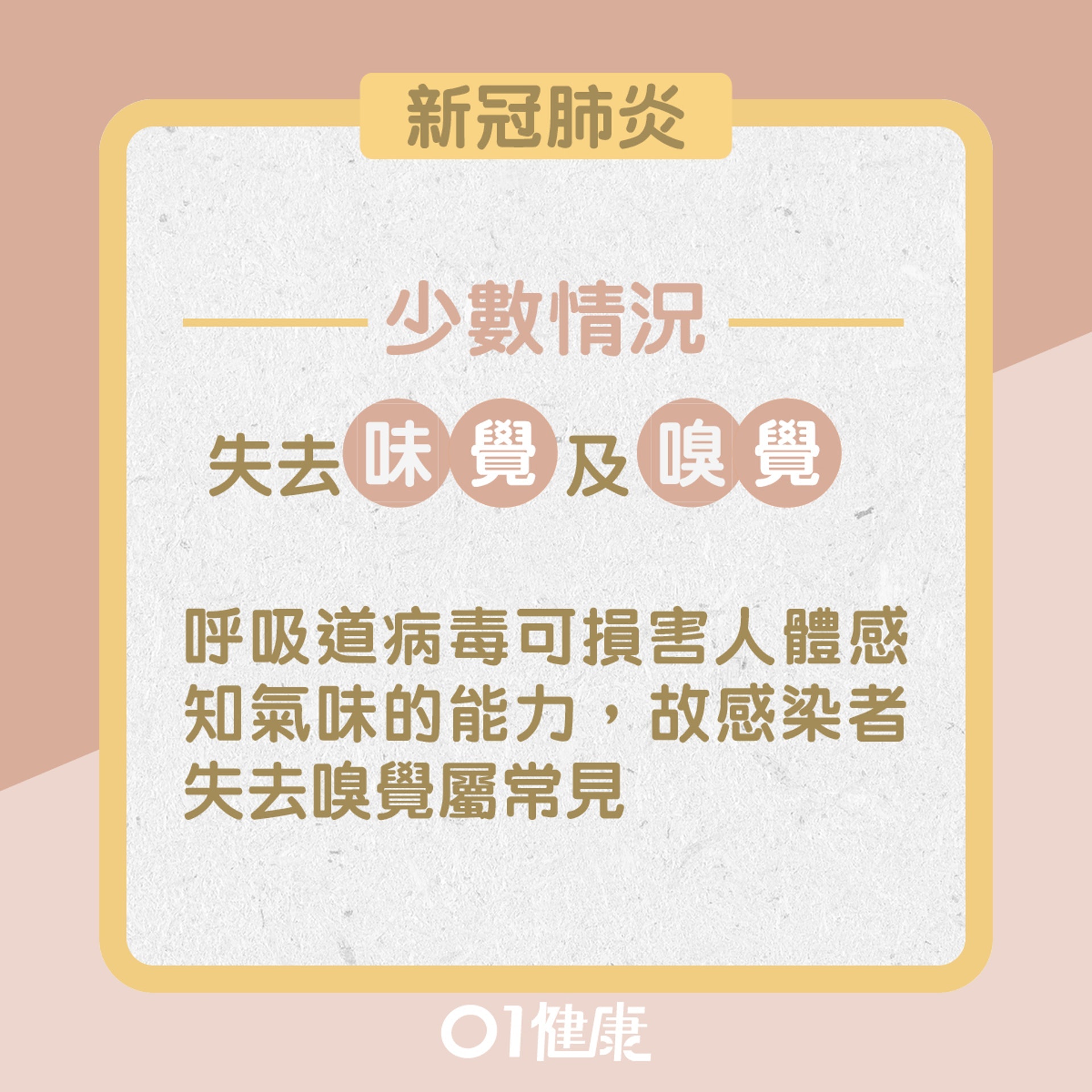 新冠肺炎與感冒大不同。(圖/翻攝自香港01)