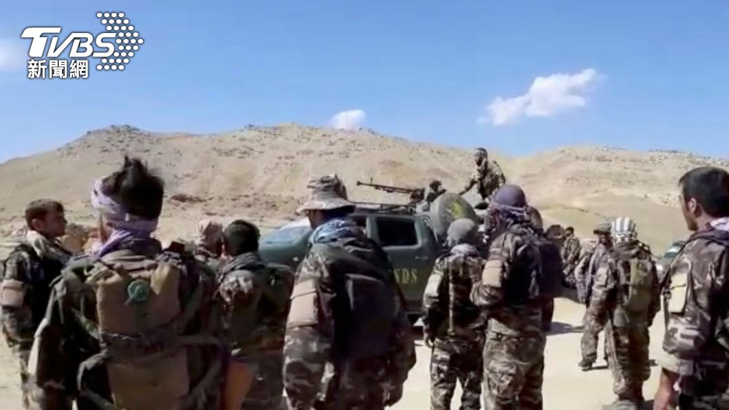 阿富汗反抗軍在龐吉夏河谷奮戰。（圖／達志影像路透社）