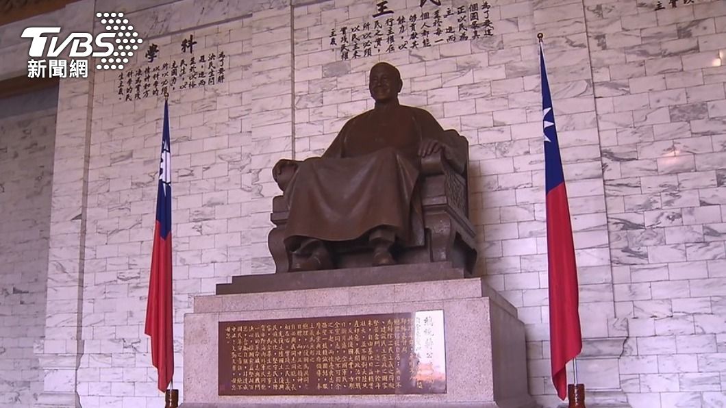 中正紀念堂轉型方案將移除蔣介石銅像。（圖／TVBS）