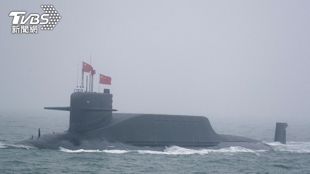 一艘疑似中國潛艇航進日本領海的鄰接區。（示意圖／達志影像美聯社）